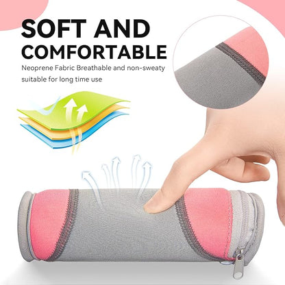 Sportneer Hand Weights Set, Detachable Walking Weight of 2 (1lbs or 2lbs Each) Soft Dumbbells Sets for Women Men Walking Dumbbell with Hand Strap for Workout Running Physical Therapy Aerobics