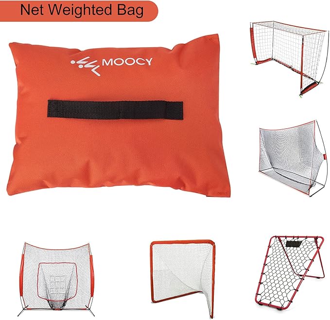 Sports Net Small Sand Bags Set of 4, Weighted Anchors for Outdoor Baseball Nets, Hockey Nets, Football Nets, Soccer Goals Nets, Golf Nets and More