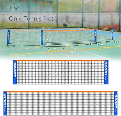 Portable Badminton Pickleball Net,Kids Adult Excellent Quality Volleyball/Pickleball/Tennis/Soccer Training Net Summer Indoor/Outdoor Fun Sports Net Used in Garden, Court Beach Backyard(Only Tennis Net)