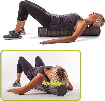 TriggerPoint CORE Foam Massage Roller with Softer Compression for Exercise, Deep Tissue and Muscle Recovery - Relieves Muscle Pain & Tightness, Improves Mobility & Circulation (12'', 18'', 36'')