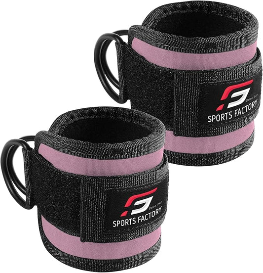 Ankle Straps for Cable Machines - Padded Gym