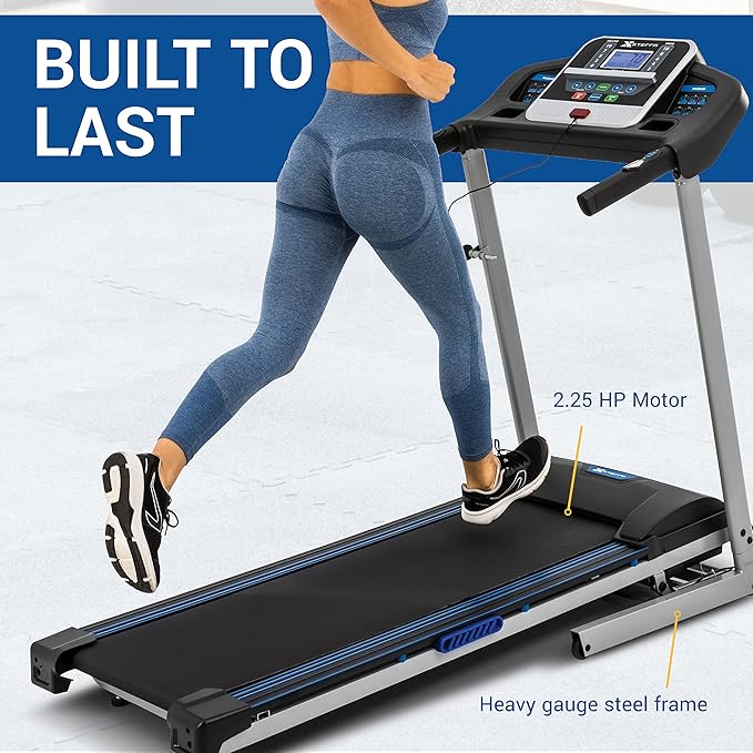 XTERRA Fitness Premium Folding Smart Treadmill, Compact Design, 250+ LB Weight Capacity, Powerful Motor, XTERRA+ Fitness App Included with Purchase