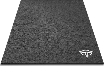 GEWAGE Bike Mat 36" x 72"- Exercise Stationary Bike Mat Use on Hardwood Floor - Heavy Duty Cycling Trainer Floor Mat for Spin, Peloton, Stationary, Exercise Bike (36" x 72")