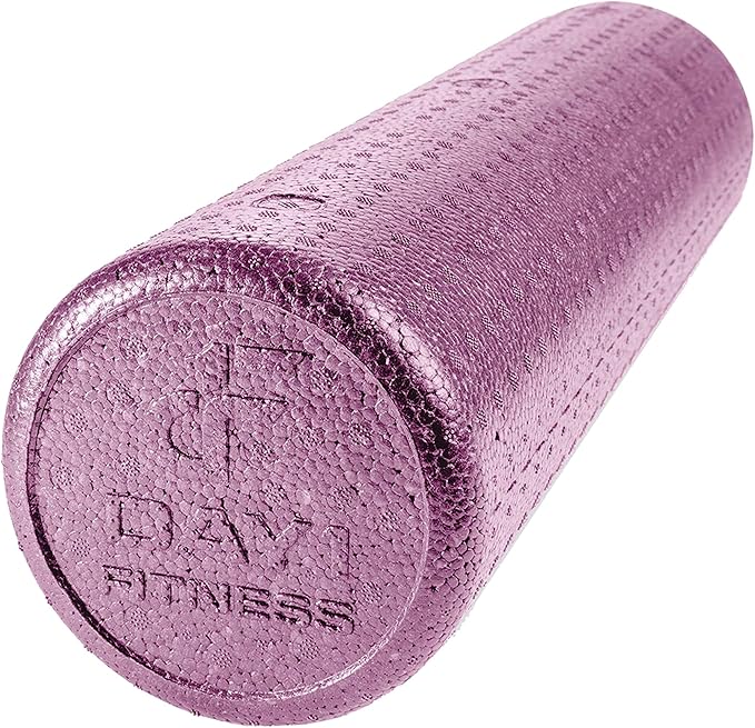 High-Density Round Foam Rollers - 4 Size and 8 Color Options - Massage Rollers for Stretching, Deep Tissue and Myofascial Release