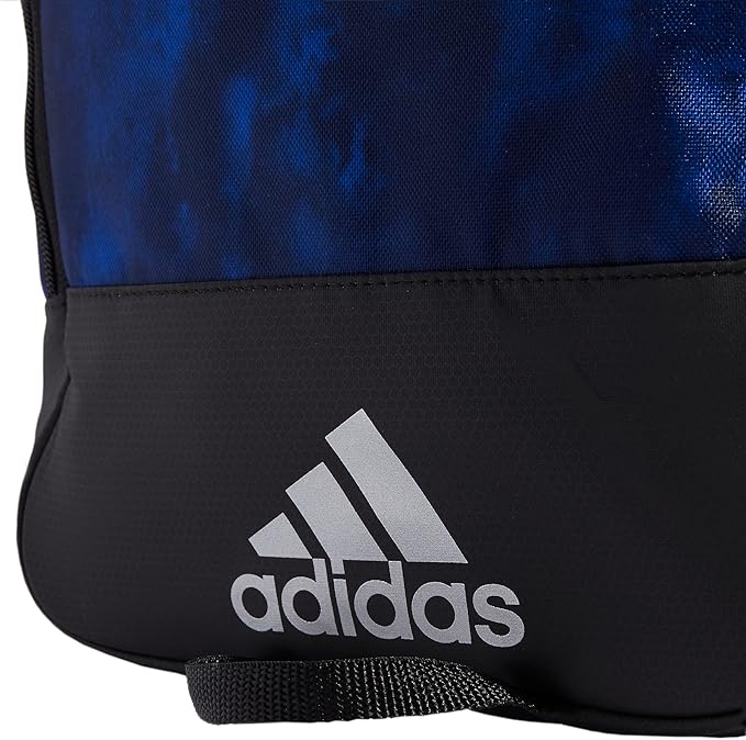 adidas Defender 4 Medium Duffel Bag, Stone Wash Team Royal Blue/Black/Silver Metallic, One Size