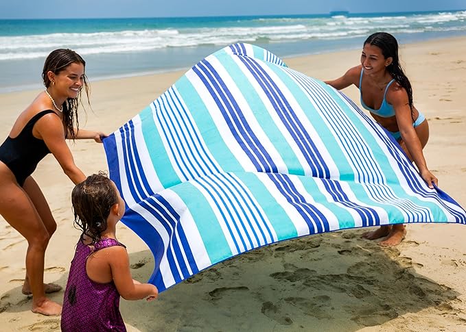 Elite Trend Microfiber Beach Towel - XXL 72x72 Inch Sand Free Quick Dry Towel for Travel, Swimming, Pool, Yoga, Hiking, Camping – Lightweight Fast Drying Microfiber Towel Compact for Adults