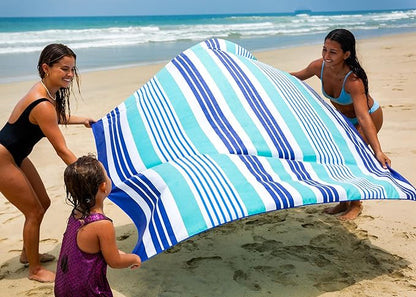 Elite Trend Microfiber Beach Towel - XXL 72x72 Inch Sand Free Quick Dry Towel for Travel, Swimming, Pool, Yoga, Hiking, Camping – Lightweight Fast Drying Microfiber Towel Compact for Adults