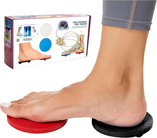 Ankle Foot Balance Boards – 4 Single Leg Balance Boards for Physical Therapy Equipment Sprained Ankle - Plantar Fasciitis,Achilles Tendonitis, Shin Splints, Achilles Tendon Injuries