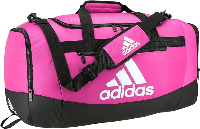 adidas Defender 4 Medium Duffel Bag, Team Shock Pink, One Size