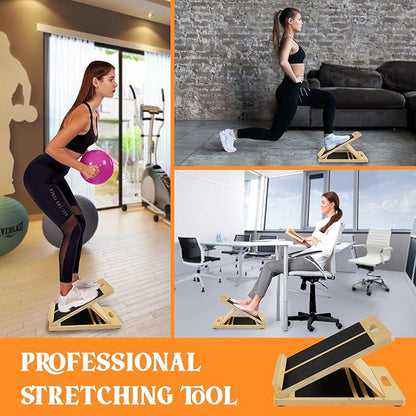 Professional Slant Board, Adjustable Incline Board and Calf Stretcher, Slant Board for Calf Stretching, Calf Stretch Board