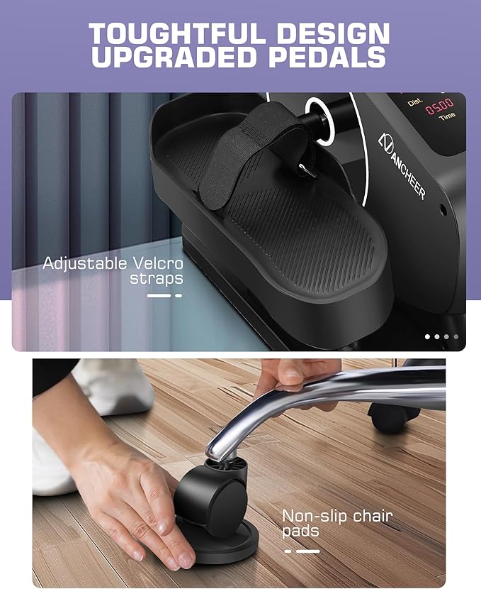 ANCHEER Under Desk Elliptical Machine