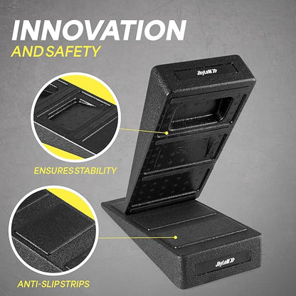 Jhylem Slant Board for Squats & Calf Stretching - Squat Wedge, Balance Foam: Exercise Equipment for Balance, Ankle Mobility Board & Physical Therapy Equipment – Incline Foot & Giboard Balance Board