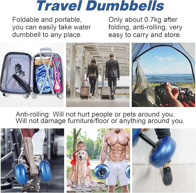 Water Filled Dumbbells Set - Water Filled Weights