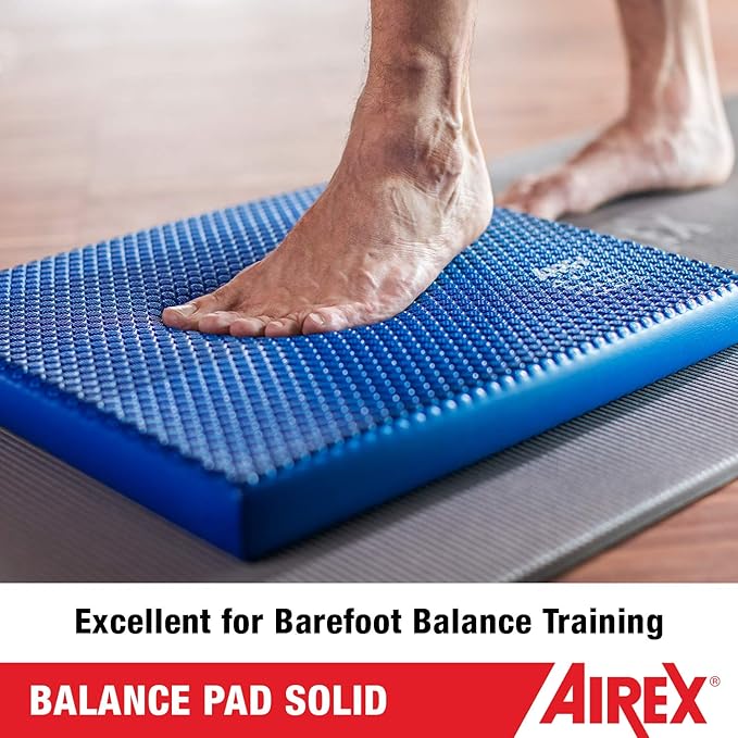 AIREX Balance Pad – Stability Trainer for Balance, Stretching, Physical Therapy, Exercise, Mobility, Rehabilitation and Core Training Non-Slip Closed Cell Foam Premium Balance Pad