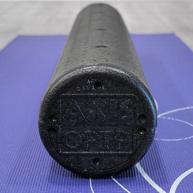 OPTP AXIS Firm Foam Roller, High Density Foam Roller for Physical Therapy, Yoga, Pilates, Fitness Exercise and Sports Training (Black, 36" X 6" Round)