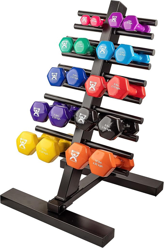 CanDo Vinyl Coated Dumbbells