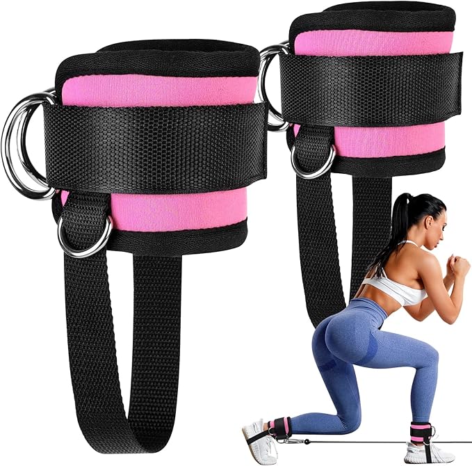 Ankle Straps for Cable Machine Glute Kickbacks