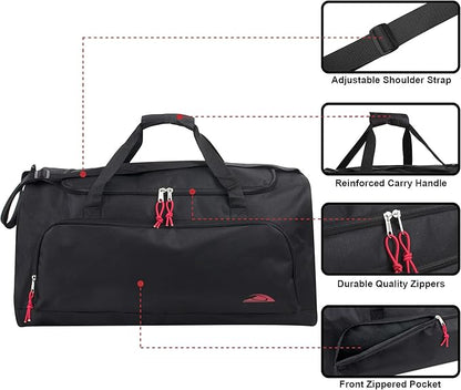 Lightweight Canvas Duffle Bags for Men & Women For Traveling, the Gym, and as Sports Equipment Bag/Organizer