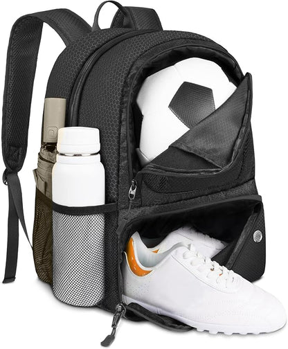 YOREPEK Soccer Backpack,Soccer Bag with Ball Holder, Water resistant Sport Equipment Bags Fit Basketball Volleyball Football