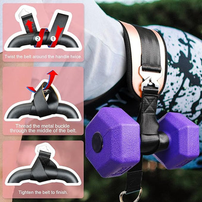 VAIIO Hip Thrust Belt for Dumbbells Kettlebells