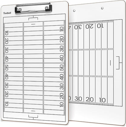 SCRIBBLEDO Football Dry Erase Board for Coaches 15x9 Double Sided Football Whiteboard Coaching Clipboard Equipment Football Accessories The Perfect Coach Gifts