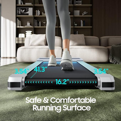 UMAY 512 Walking Pad, 512N Under Desk Treadmill, P1 Small Treadmill, Ultra Quiet Walking Treadmills for Home Office with Remote Control, SPAX APP and LED Display, Installation-Free