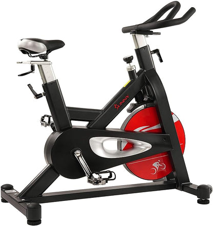 Sunny Health & Fitness Evolution Pro Magnetic Belt Drive Indoor Exercise Cycling Bike