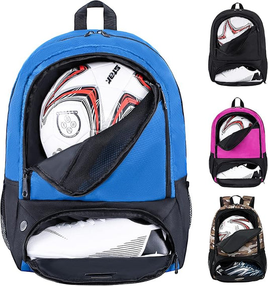 Himal Outdoors Soccer Bag-Backpack for Soccer,Backpack for Football & Volleyball & Handball,Sports Bag with Separate Cleat