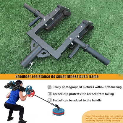 Viking Press Landmine Handle for 2-Inch Barbell, T-Bar Row Attachment Core Strength Training Accessories, Shoulder Press Landmine Attachment Equipment