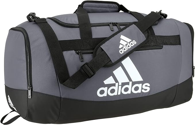 adidas Unisex Adult Defender 4 Medium Duffel Bag, Team Onix Grey, One Size