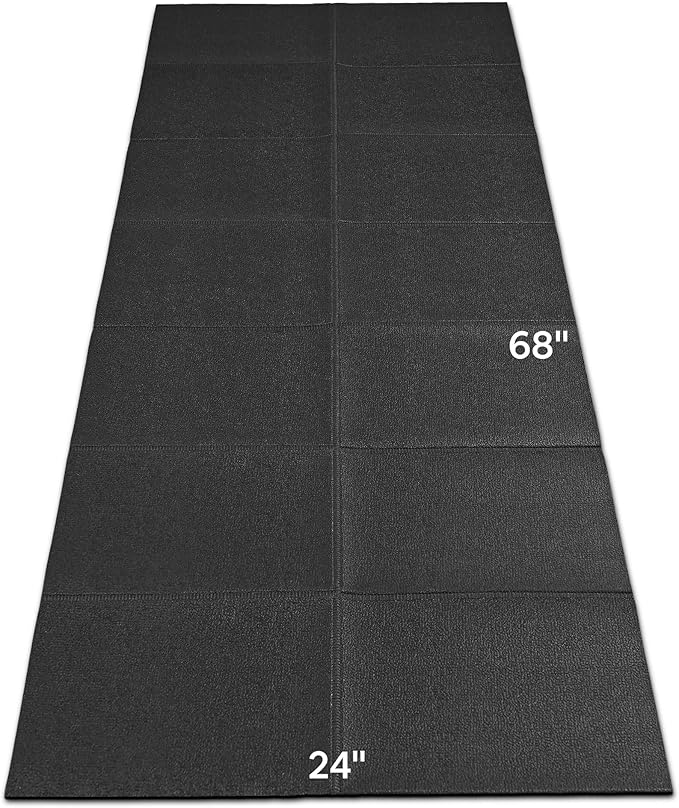 CIIHI Foldable Walking Pad Treadmill Mat - Exercise Equipment Mat with High Rebound of Protecting Floor, Reduce Noise and Vibration, Anti-Slip for Home Workout