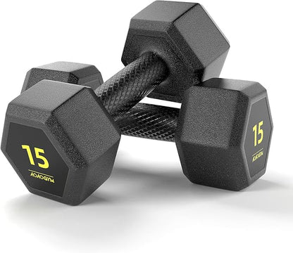 Hex Dumbbells PVC Encase Coating Free Weight Dumbbell