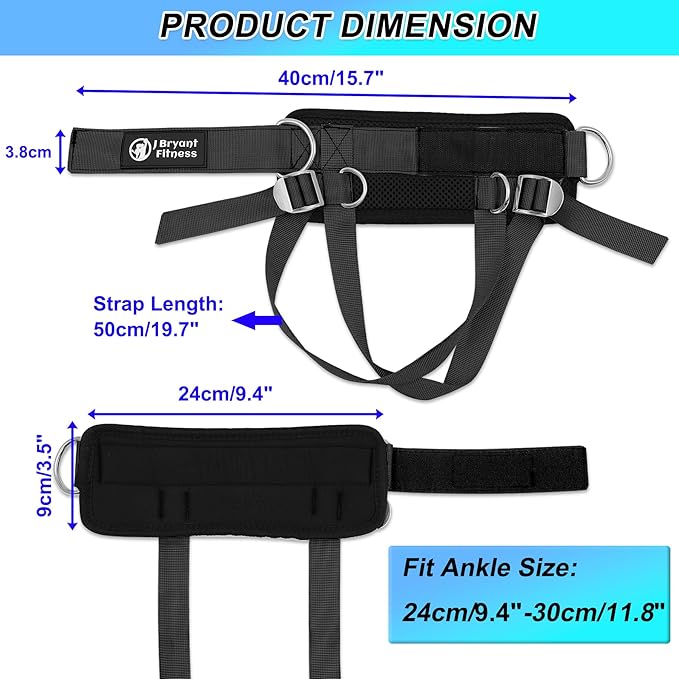 J Bryant Dumbbell Ankle Straps