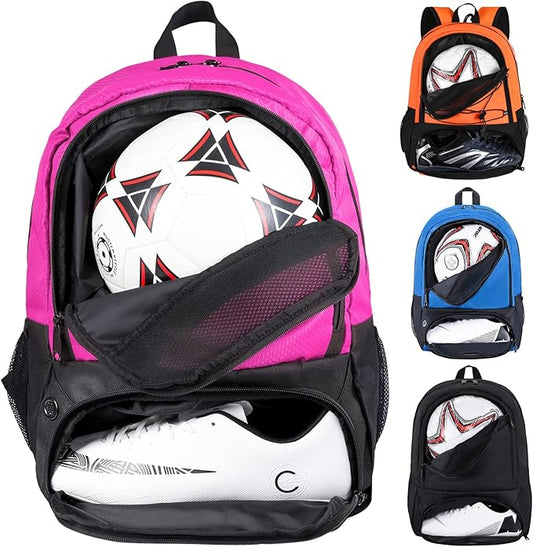 Himal Outdoors Soccer Bag-Backpack for Soccer,Backpack for Football & Volleyball & Handball,Sports Bag with Separate Cleat