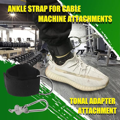 Universal Ankle Strap for Cable Machine Attachments