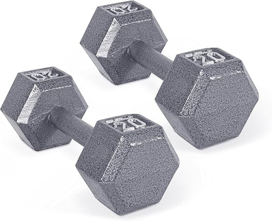 CAP Barbell Cast Iron Hex Dumbbell 20 lb