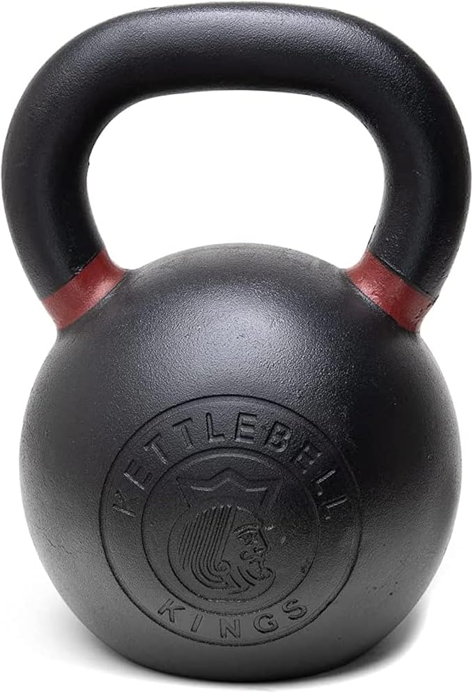 Kettlebell Kings Powder Coated Kettlebell Weights 4-48 KG | Hand weights Workout Gym Equipment & Strength training sets for Women & Men | Weights set for Home Gym- New