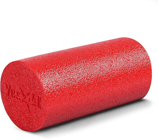 Yes4All Soft-Density Round PE 12/18/ 24/36 inch Foam Rollers for Muscle Massage, Yoga Core Exercise & Physical Therapy