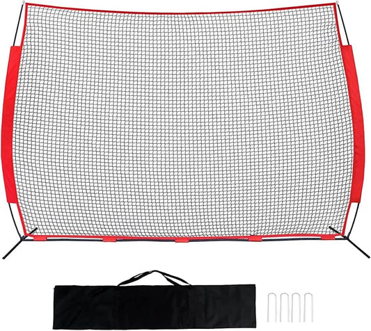 Portable Backstop Net, Barrier Netting, Lacrosse, Baseball, Softball, Soccer, Basketball, Baseball Net, Protective Screen with Carry Bag, Baseball Practice Net,Tennis Backstop Net