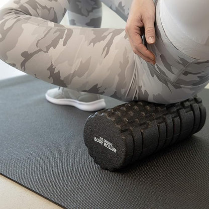 High Density Foam Roller Massager for Deep Tissue Massage of The Back and Leg Muscles - Self Myofascial Release of Painful Trigger Point Muscle Adhesions