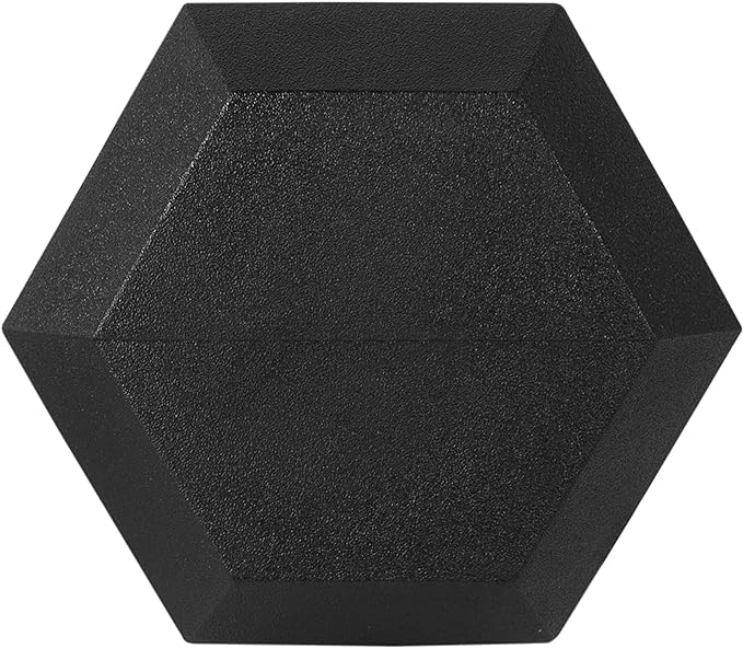 Signature Fitness Premium Rubber Encased Hex Dumbbell, Pairs