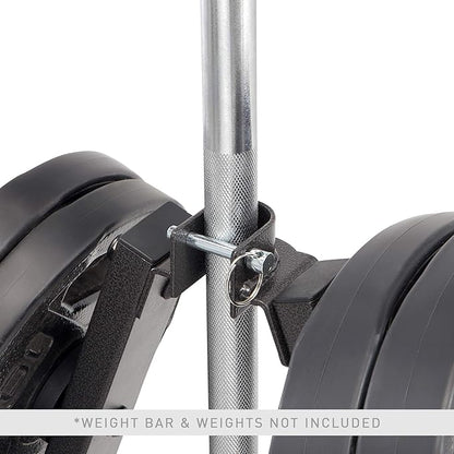 Marcy Olympic Weight Plate Tree for 2-Inch Plates Weight Storage Rack