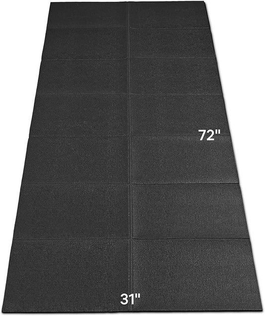 CIIHI Foldable Walking Pad Treadmill Mat - Exercise Equipment Mat with High Rebound of Protecting Floor, Reduce Noise and Vibration, Anti-Slip for Home Workout