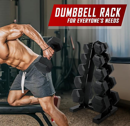 Dumbbell Rack Stand, A-Frame Weight Stand for Dumbbells - Weight Rack for Home Gym (480 LBS Weight Capacity)