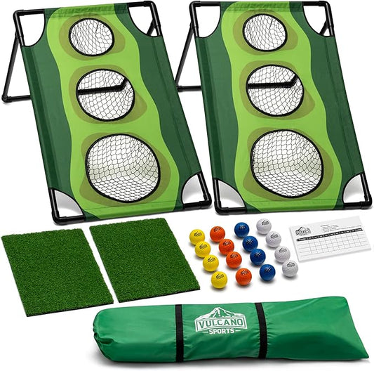 Par 1 Backyard Golf Cornhole Game, Golf Gifts for Men, Golf Accessories for Men, Golf Chipping Game, Golf Equipment, Golf Games for Adults Indoor, Golf Stuff, Golf Training Equipment, Golf Gift