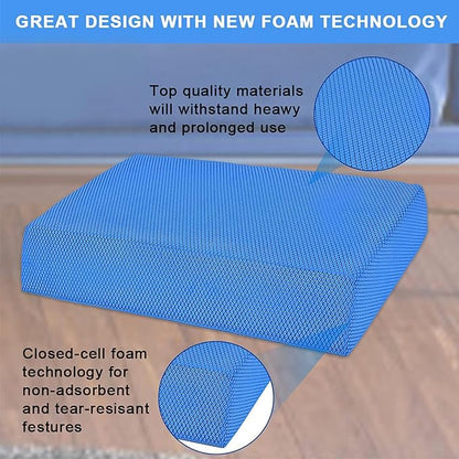 Balance Pad, Small Balance Board Foam Pads, Yoga Mat Board Physical Therapy Pads, Knee Cushioned Boards Mat for Balancing Exercises, Women Kid Fitness Training Yoga Mats, Training Pads 12X9.4X2.4 inch