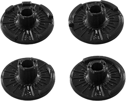 NEW More Durable Design Replacement Discs #2, 3, 4, 5 for Nautilus/Bowflex 552 SelectTech Adjustable Dumbbells Series 2. Steel Pin Reinforced. 3D printed from durable PETG plastic., Black