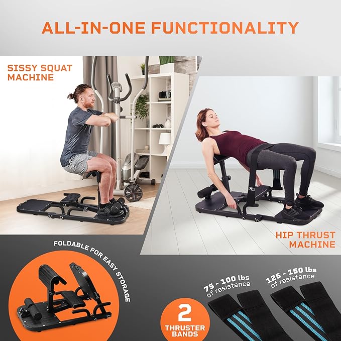 Lifepro GluteBlast Hip Thrust Machine - Premium Squat