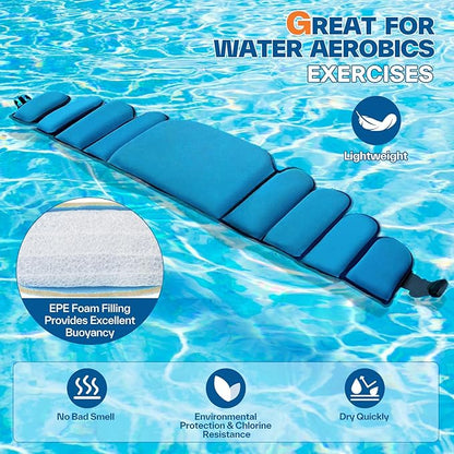 Aqua Belt Water Aerobics Equipment: Sportneer Aqua Float Belts Swimming Pool Exercise Set with Adjustable Buoyancy Blocks Jogger Floatation Belt for Adults Youth Aquatic Fitness Training