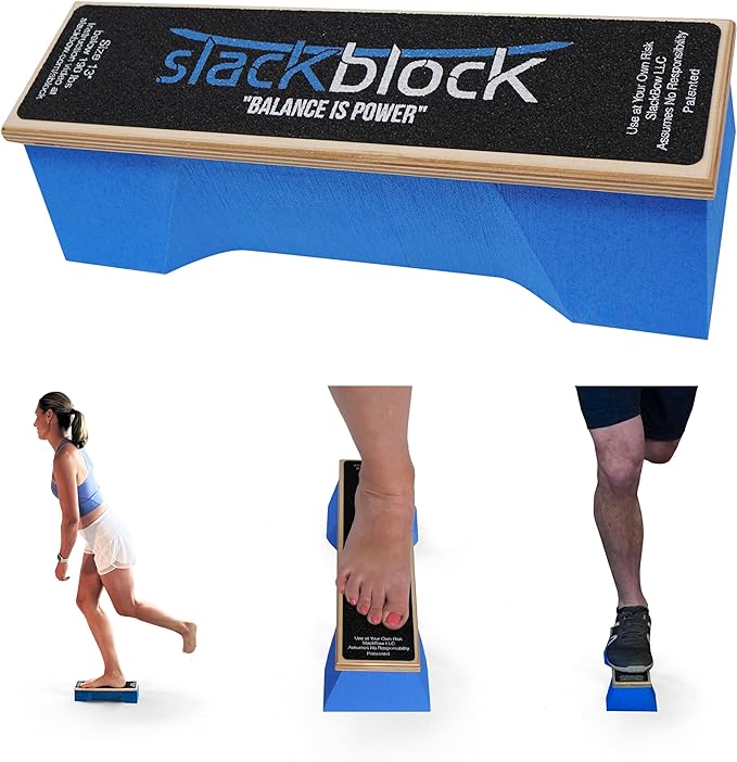 SlackBlock Athletic Balance Trainer – Improve Balance, Stability, and Athletic Performance – Condition Your Body and Prevent Injury - Compact and Portable